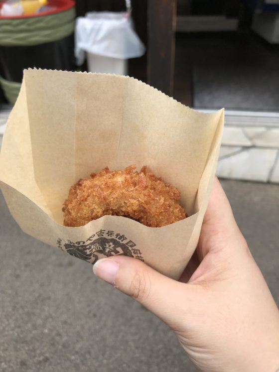 箱根ランチ蕎麦グルメ食べ歩き塩辛コロッケ